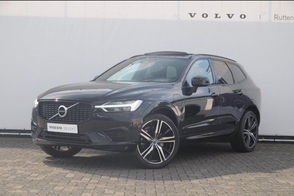 Volvo XC60 T6 340PK Automaat Recharge AWD R-Design / Cruise control / Harman Kardon Audio / Elektrische achterklep / Apple carplay / parkeersensoren met camera / Elektrische stoelen / Panoramadak / Sportstoelen / Stoel - en stuurwielverwarming / Keyless entry