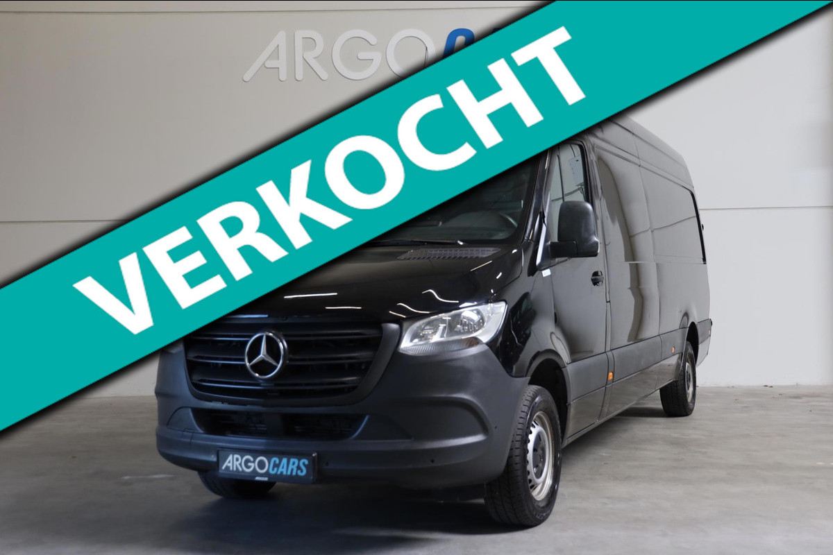Mercedes-Benz Sprinter 316 CDI ZWART L3/H2 PDC CAMERA BLIS CLIMA CRUISE CONTROL VOLLE AUTO LEASE V/A € 223,- P.M. INRUIL MOG