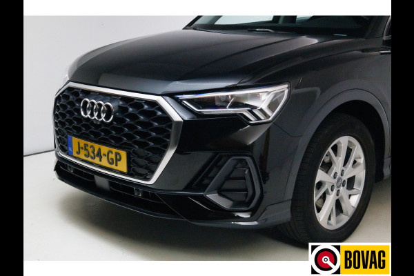 Audi Q3 Sportback 35 TFSI Business Edition 150 PK | Panoramadak | Leer | 360 camera | El. achterklep Stoelverwarming, Navigatie, App-connect, Lane assist, Cruise, Led verlichting, Regensensor