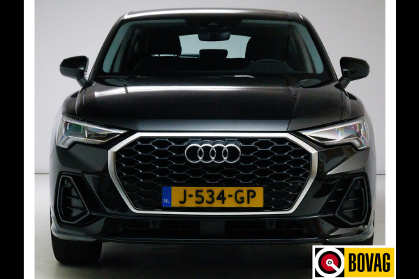 Audi Q3 Sportback 35 TFSI Business Edition 150 PK | Panoramadak | Leer | 360 camera | El. achterklep Stoelverwarming, Navigatie, App-connect, Lane assist, Cruise, Led verlichting, Regensensor