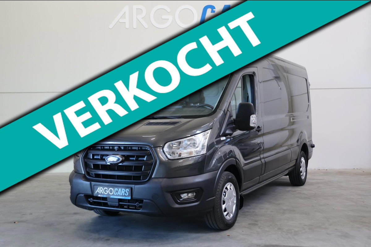 Ford Transit 350 2.0 TDCI L3/H2 AUTOMAAT 360° CAMERA TREKHAAK DRIVER ASS CLIMA TREKHAAK ZEER VOL UITGERUST LEASE V/A €199,- p.m.