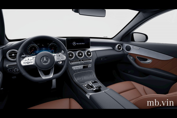 Mercedes-Benz C-Klasse Estate 300 e Business Solution AMG | Panoramadak | Stoelverwarming | Multibeam LED | Camera | Navigatie | Parkeersensoren | Leer | Apple Carplay | Ambiance Verlichting
