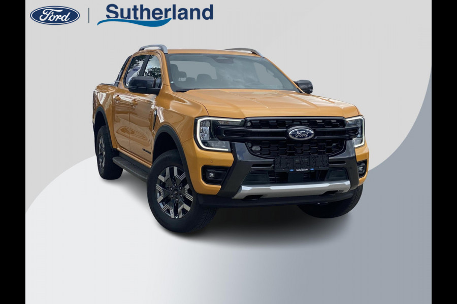 Ford Ranger 2.3 PHEV Wildtrak Double Cab 281pk | Zuid | 5 persoons! | Technology Pack Plus Trailer | Cargo Area Pack | Power Rollertop | Prijs excl. BTW incl. BPM | laadkabel mode 3 16A | Rijklaar