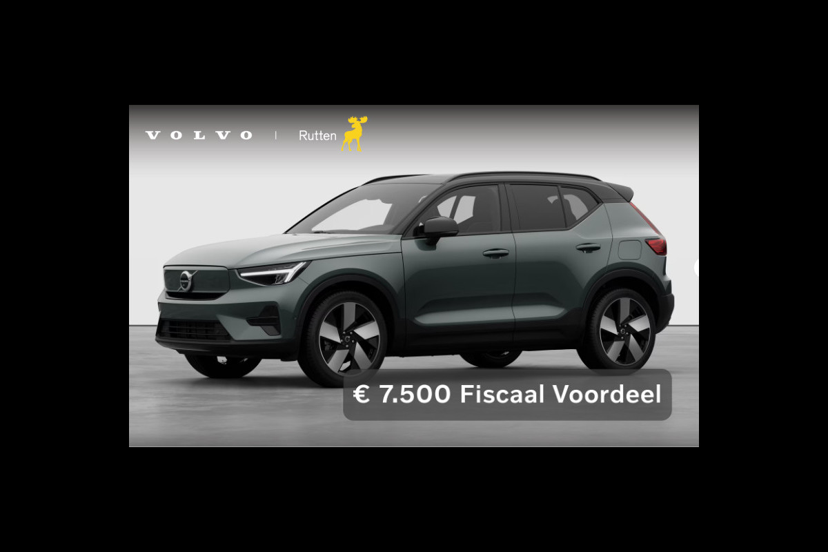 Volvo EX40 252PK Auotmaat Single Motor Extended Range Plus Panoramadak / Apple Carplay / Android Auto / Harman kardon audio / Adaptive cruise control / Pilot assist / Lichtmetalen velgen /