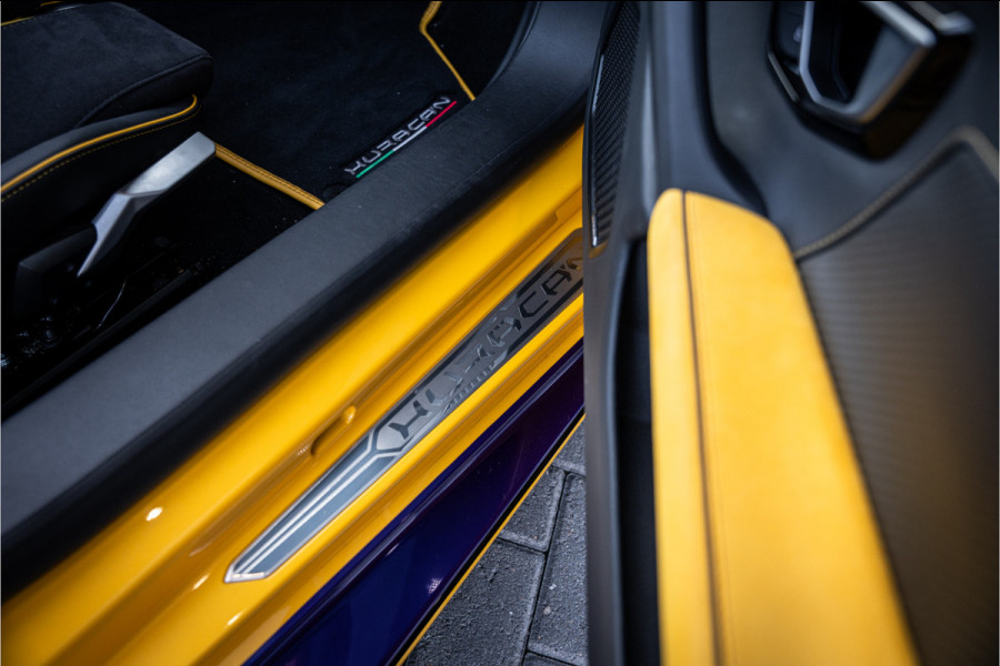 Lamborghini Huracán Evo Spyder 5.2 V10 - Giallo Inti | Origineel NL | Dealer O.H. | Lift | Sensonum