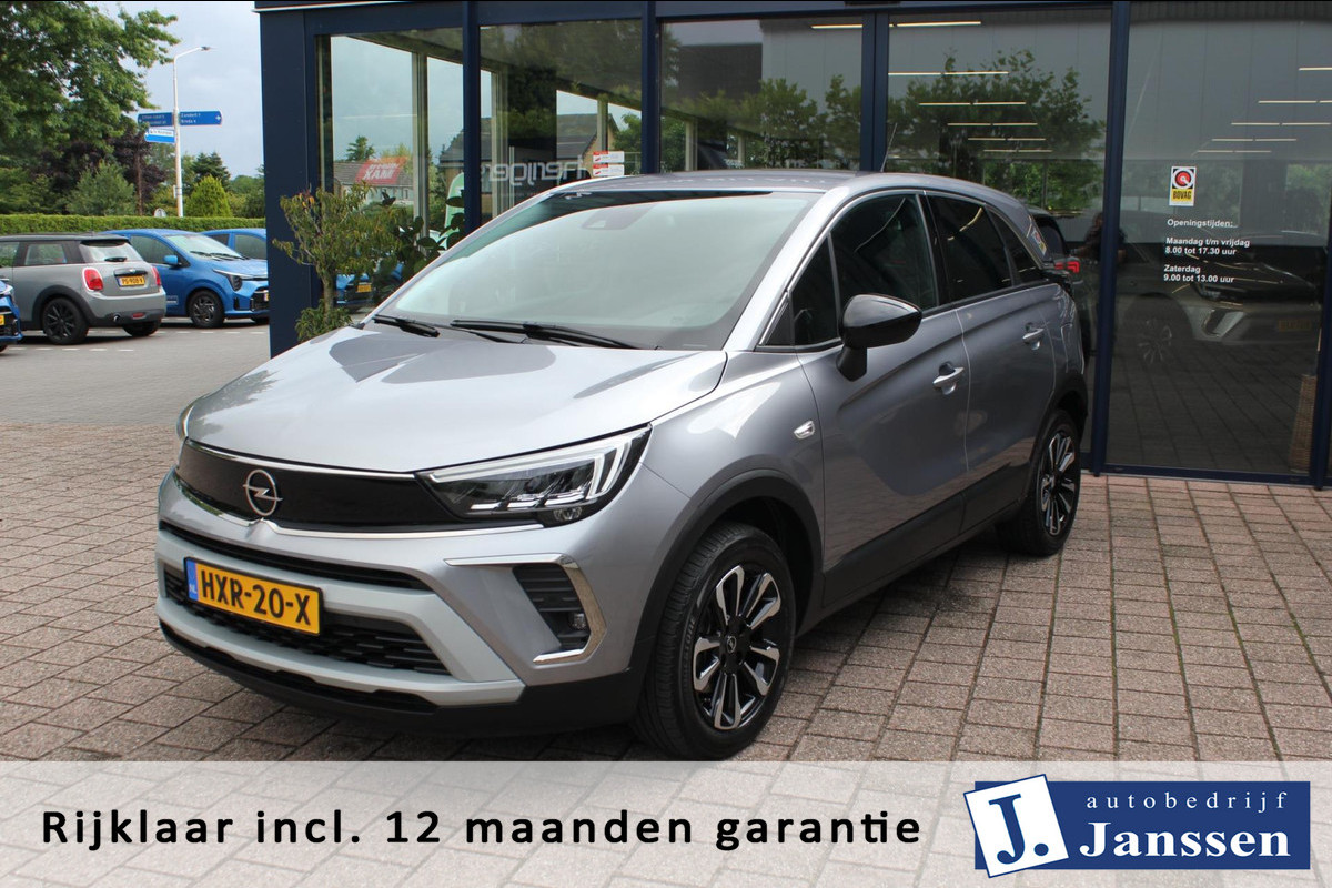 Opel Crossland 1.2 Turbo Elegance | Prijs rijklaar incl. 12 mnd garantie | Navi Clima Stoel,-Stuurverwarming Opel Crossland 1.2 Turbo Elegance | Prijs rijklaar incl. 12 mnd garantie | Navi Clima Stoel,-Stuurverwarming