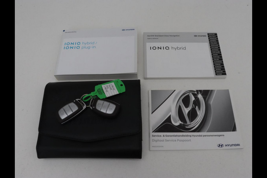 Hyundai IONIQ 1.6 GDi Premium+ | Stoelventilatie | Leder | Trekhaak | Camera | Memory | Infinity Sound | Adaptive cruise | Navigatie | Achterbankverwarming | Keyless | Full LED