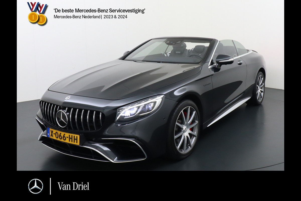 Mercedes-Benz S-Klasse Cabrio AMG 63 4MATIC | Distronic Airscarf Memory Nachtzicht Burmester Mercedes-Benz S-Klasse Cabrio AMG 63 4MATIC | Distronic Airscarf Memory Nachtzicht Burmester