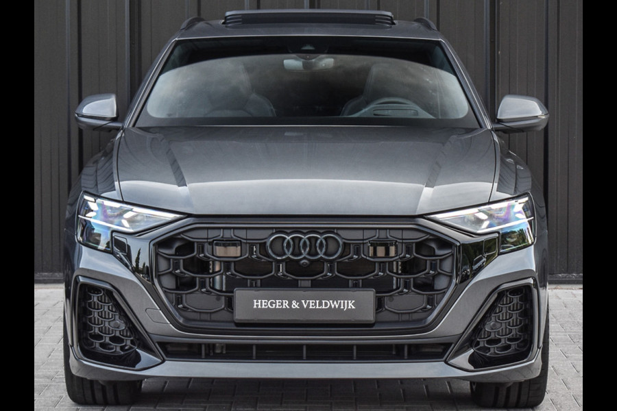 Audi Q8 55TFSI e QUATTRO PRO LINE S COMPETITION | S-SEATS | PANORAMADAK | 4 WIEL BESTURING | B&O SOUND | HEAD-UP | LUCHTVERING | DAB+ |