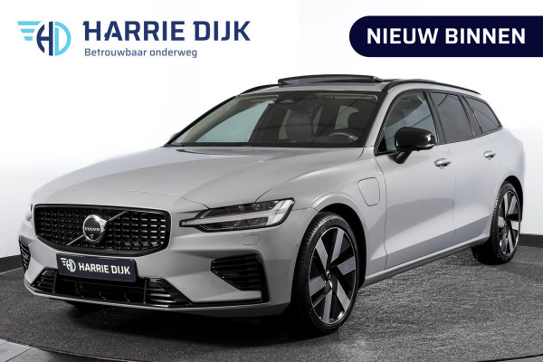 Volvo V60 2.0 T6 Plug-in hybrid AWD Ultra Dark - Automaat | S/K-Panodak | Dig. Cockpit | Adapt. Cruise | Stoel-+Stuurverw. | PDC | 360 Camera | NAV + App. Connect | ECC | Elek. Klep | LM 19" | 9589
