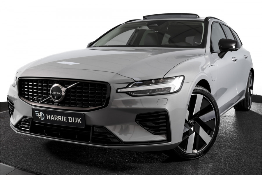 Volvo V60 2.0 T6 Plug-in hybrid AWD Ultra Dark - Automaat | S/K-Panodak | Dig. Cockpit | Adapt. Cruise | Stoel-+Stuurverw. | PDC | 360 Camera | NAV + App. Connect | ECC | Elek. Klep | LM 19" | 9589