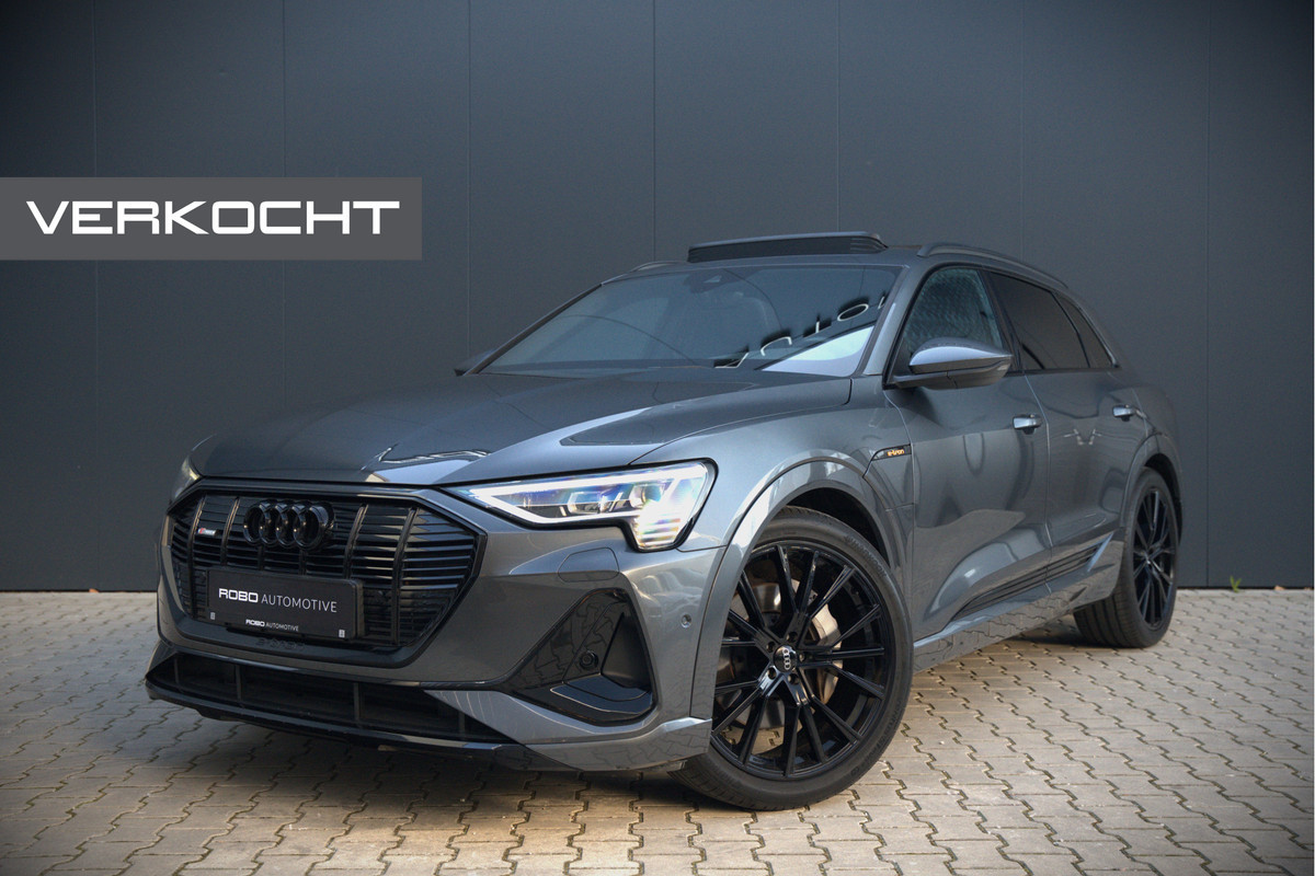 Audi e-tron e-tron 50 quattro S edition Black 71 kWh | S Line | Black Edition | Panoramadak | Memory Seats | Camera | Luchtvering | Adaptive Cruise Control | Keyless | Matrix LED | Leder | Stoelverwarming | NAP | BTW