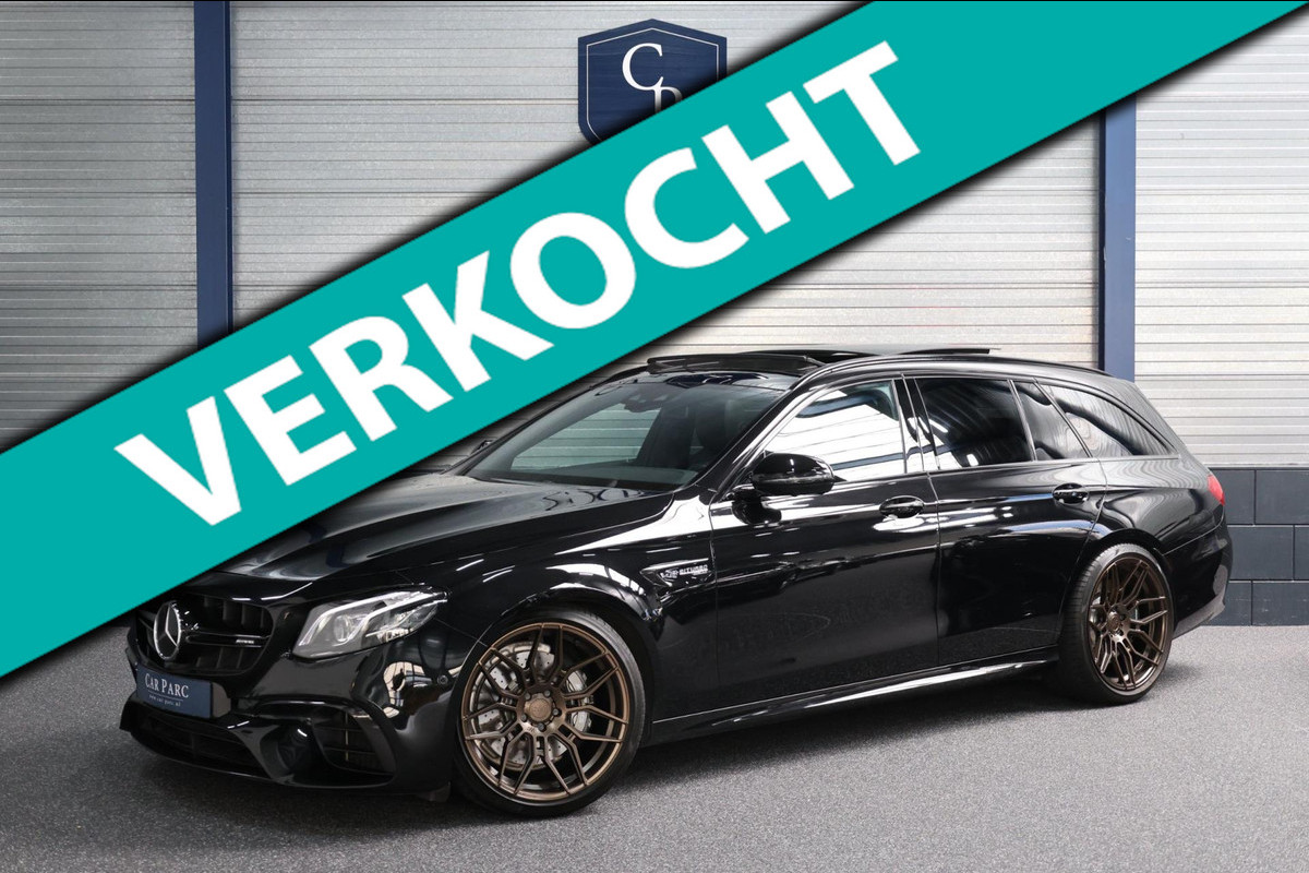Mercedes-Benz E-Klasse Estate AMG 63 4MATIC LED/VIRTUAL/SFEER/MASSAGE+VERKOELING/LUCHT/PANO/20"LMV/360/ACC/ECC/12 MDN GARANTIE! Mercedes-Benz E-Klasse Estate AMG 63 4MATIC LED/VIRTUAL/SFEER/MASSAGE+VERKOELING/LUCHT/PANO/20"LMV/360/ACC/ECC/12 MDN GARANTIE!