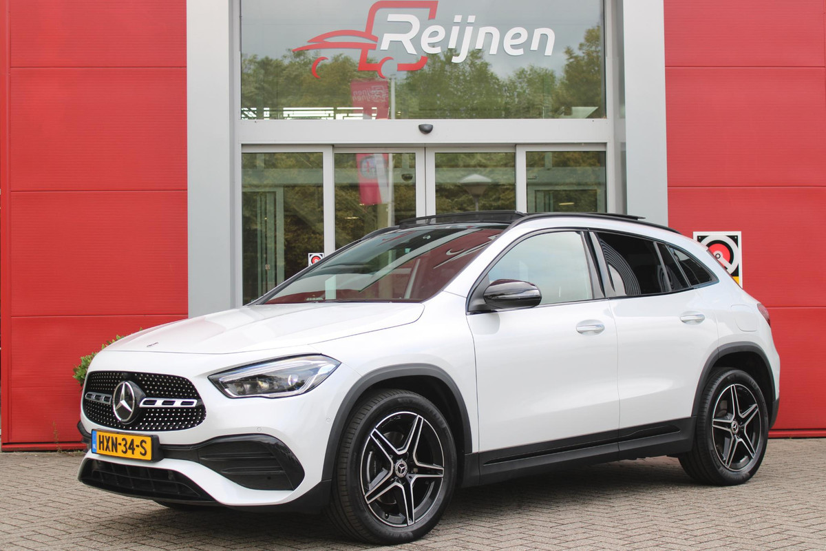 Mercedes-Benz GLA 250 e 218PK AUTOMAAT BUSINESS SOLUTION | PANORAMISCH SCHUIF/KANTEL DAK | ELEKTRISCHE ACHTER KLEP | MULTIBEAM LED MATRIX KOPLAMPEN | STOEL VERWARMING | KEYLESS ENTRY/START | NAVIGATIE | DAB+ RADIO | APPLE CARPLAY /ANDROID AUTO | ADAPTIVE CRUISE CONTROL | SFEER VERLICHTING | 19" LICHTMETALEN VELGEN | PARKEERSENSOREN VOOR EN ACHTER |