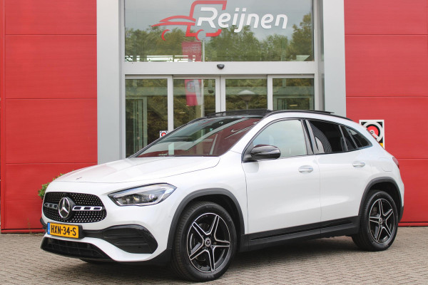 Mercedes-Benz GLA 250 e 218PK AUTOMAAT BUSINESS SOLUTION AMG | PANORAMISCH SCHUIF/KANTEL DAK | ELEKTRISCHE ACHTER KLEP | MULTIBEAM LED MATRIX KOPLAMPEN | STOEL VERWARMING | KEYLESS ENTRY/START | NAVIGATIE | DAB+ RADIO | APPLE CARPLAY /ANDROID AUTO | ADAPTIVE CRUISE CONTROL | SFEER VERLICHTING | 19" LICHTMETALEN VELGEN | PARKEERSENSOREN VOOR EN ACHTER |