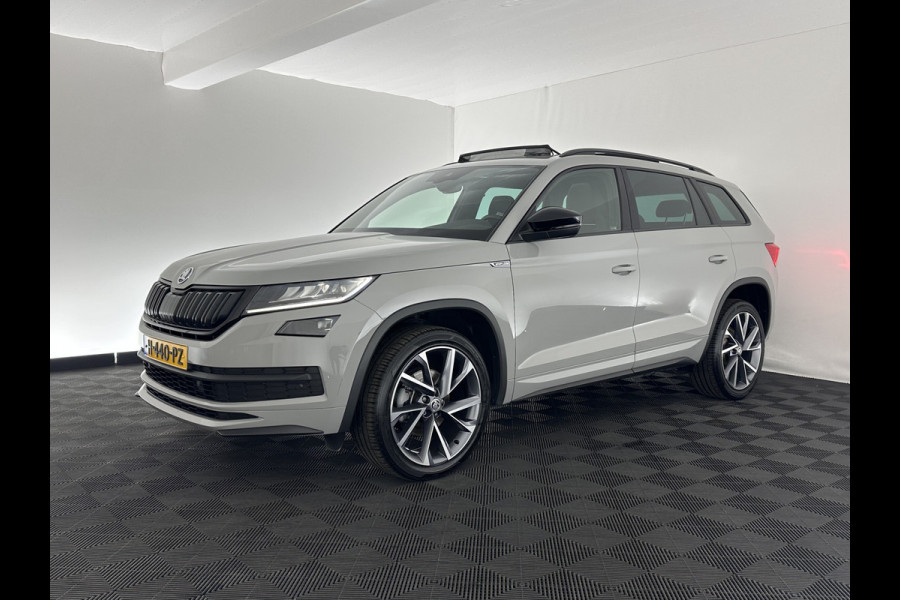 Škoda Kodiaq 1.5 TSI Sportline Business Aut. *PANO | LEATHER-ALCANTARA | FULL-LED | ADAPTIVE-CRUISE | BLIND-SPOT | MEMORY-PACK | CANTON-SOUND | CAMERA | KEYLESS | DIGI-COCKPIT | HEATED-SPORTSEATS | DAB+ | AMBIENT-LIGHT | CARBON | .