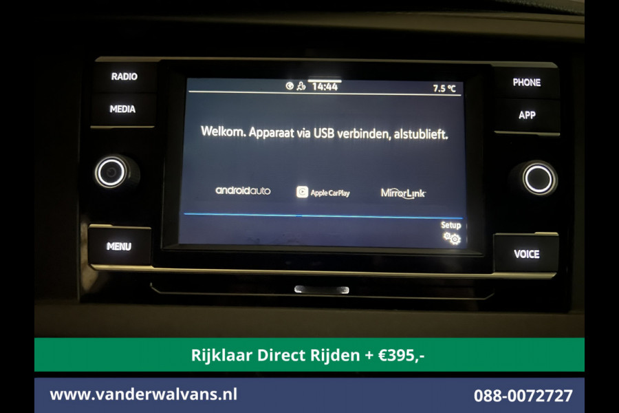 Volkswagen Transporter 2.0 TDI 111pk L1H1 Euro6 *Rijklaar Direct Rijden* Airco | Camera | Apple Carplay | Android Auto | Cruisecontrol Trekhaak, Parkeersensoren
