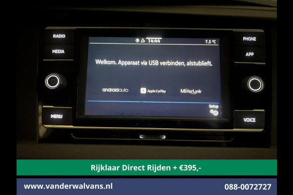 Volkswagen Transporter 2.0 TDI 111pk L1H1 Euro6 *Rijklaar Direct Rijden* Airco | Camera | Apple Carplay | Android Auto | Cruisecontrol Trekhaak, Parkeersensoren