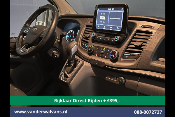 Ford Transit Custom 2.0 TDCI 130pk Automaat L1H1 Euro6 *Rijklaar Direct Rijden* Airco | LED | Apple Carplay | Cruisecontrol | Trekhaak Parkeersensoren, Stoelverwarming, Verwarmde voorruit, Dakdragers