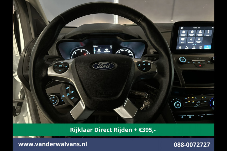 Ford Transit Connect 1.5 EcoBlue 100pk L1H1 Euro6 *Rijklaar Direct Rijden* Airco | Camera | Navigatie | Android Auto | Cruisecontrol Parkeersensoren, verwarmde voorruit