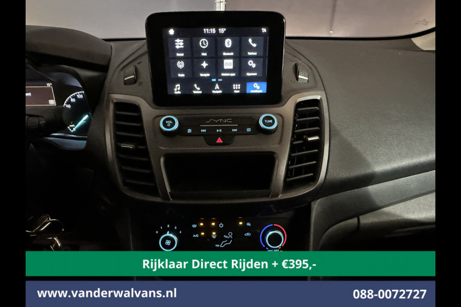Ford Transit Connect 1.5 EcoBlue 100pk L1H1 Euro6 *Rijklaar Direct Rijden* Airco | Camera | Navigatie | Android Auto | Cruisecontrol Parkeersensoren, verwarmde voorruit