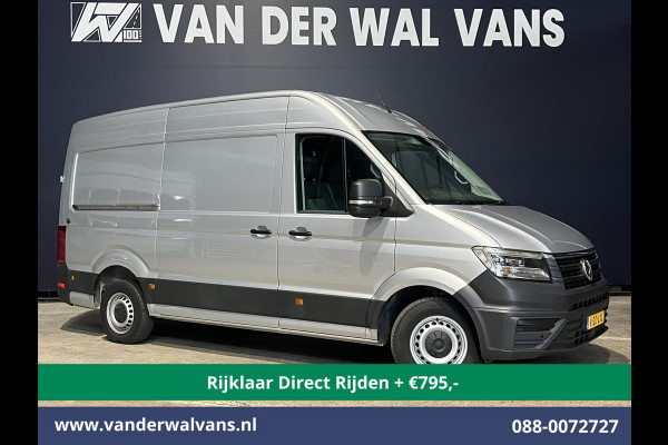 Volkswagen Crafter 2.0 TDI 177pk Automaat L3H3 L2H2 Euro6 *Rijklaar Direct Rijden* Airco | Camera | Navigatie | LED | Apple Carplay Android Auto, Cruisecontrol, Parkeersensoren, 3000kg trekvermogen, Bijrijdersbank, zilver