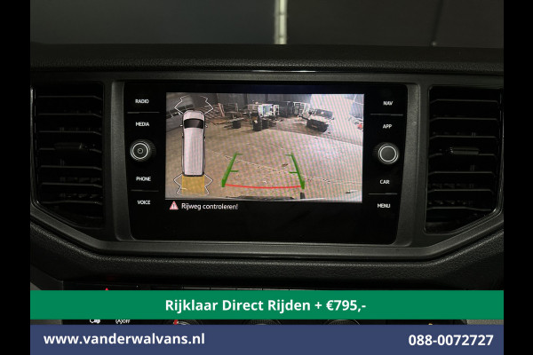 Volkswagen Crafter 2.0 TDI 177pk Automaat L3H3 L2H2 Euro6 *Rijklaar Direct Rijden* Airco | Camera | Navigatie | LED | Apple Carplay Android Auto, Cruisecontrol, Parkeersensoren, 3000kg trekvermogen, Bijrijdersbank, zilver