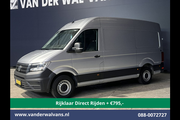 Volkswagen Crafter 2.0 TDI 177pk Automaat L3H3 L2H2 Euro6 *Rijklaar Direct Rijden* Airco | Camera | Navigatie | LED | Apple Carplay Android Auto, Cruisecontrol, Parkeersensoren, 3000kg trekvermogen, Bijrijdersbank, zilver