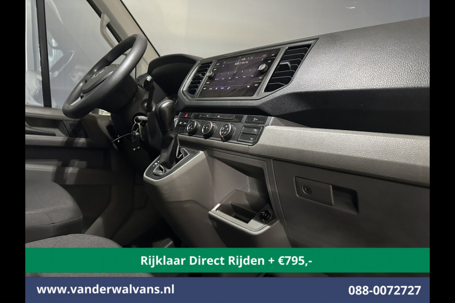 Volkswagen Crafter 2.0 TDI 177pk Automaat L3H3 L2H2 Euro6 *Rijklaar Direct Rijden* Airco | Camera | Navigatie | LED | Apple Carplay Android Auto, Cruisecontrol, Parkeersensoren, 3000kg trekvermogen, Bijrijdersbank, zilver