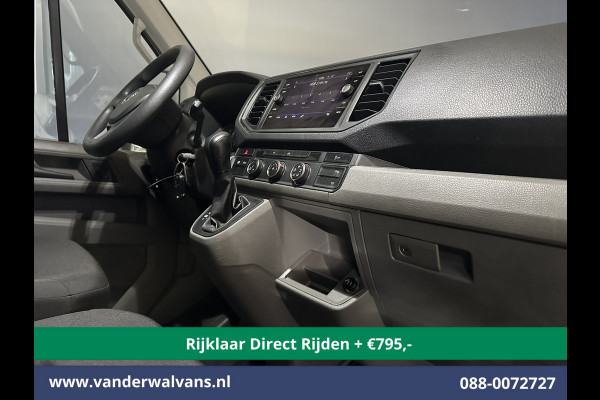 Volkswagen Crafter 2.0 TDI 177pk Automaat L3H3 L2H2 Euro6 *Rijklaar Direct Rijden* Airco | Camera | Navigatie | LED | Apple Carplay Android Auto, Cruisecontrol, Parkeersensoren, 3000kg trekvermogen, Bijrijdersbank, zilver