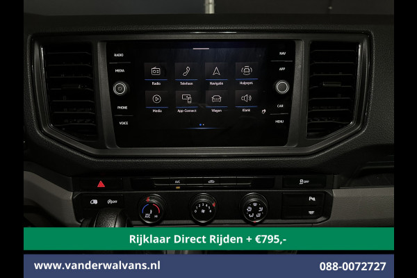 Volkswagen Crafter 2.0 TDI 177pk Automaat L3H3 L2H2 Euro6 *Rijklaar Direct Rijden* Airco | Camera | Navigatie | LED | Apple Carplay Android Auto, Cruisecontrol, Parkeersensoren, 3000kg trekvermogen, Bijrijdersbank, zilver