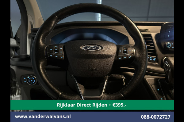 Ford Transit Custom 2.0 TDCI 131pk Automaat L1H1 Euro6 *Rijklaar Direct Rijden* Airco | LED | Cruisecontrol | Verwarmde voorruit Parkeersensoren, Bijrijdersbank