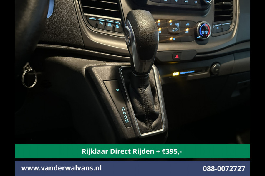 Ford Transit Custom 2.0 TDCI 131pk Automaat L1H1 Euro6 *Rijklaar Direct Rijden* Airco | LED | Cruisecontrol | Verwarmde voorruit Parkeersensoren, Bijrijdersbank