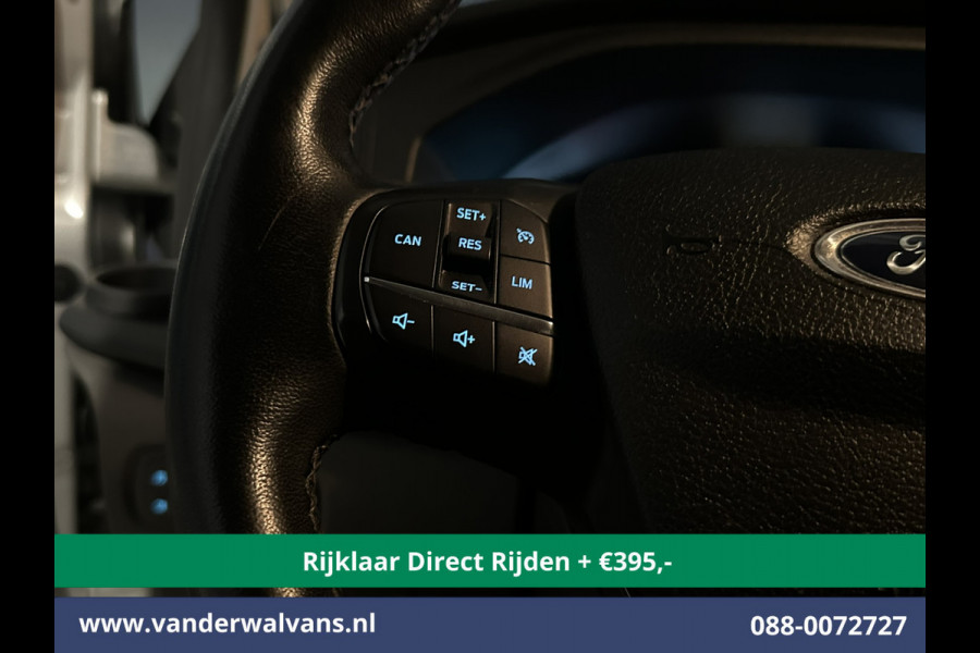 Ford Transit Custom 2.0 TDCI 131pk Automaat L1H1 Euro6 *Rijklaar Direct Rijden* Airco | LED | Cruisecontrol | Verwarmde voorruit Parkeersensoren, Bijrijdersbank