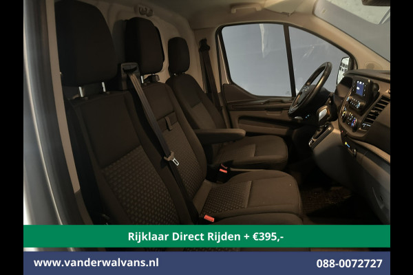 Ford Transit Custom 2.0 TDCI 131pk Automaat L1H1 Euro6 *Rijklaar Direct Rijden* Airco | LED | Cruisecontrol | Verwarmde voorruit Parkeersensoren, Bijrijdersbank