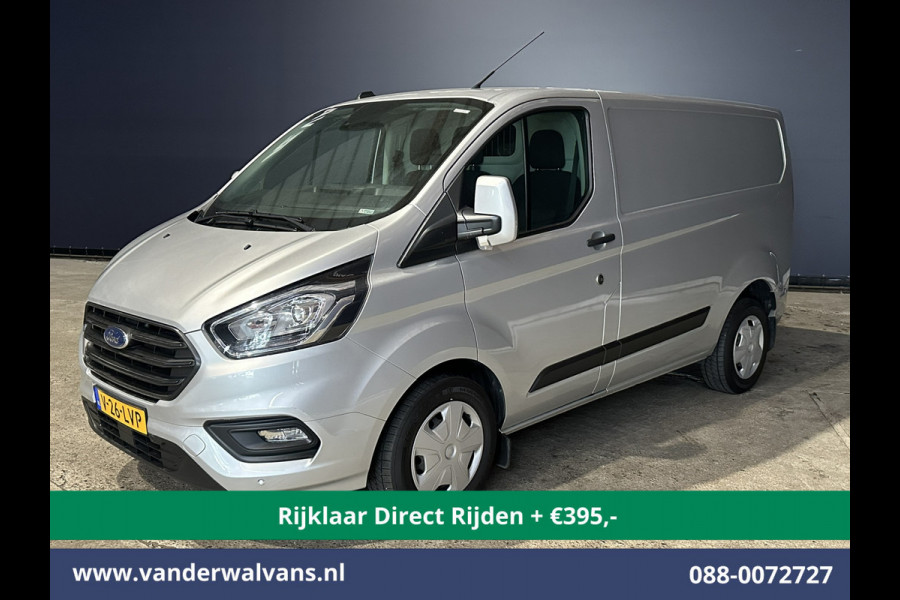 Ford Transit Custom 2.0 TDCI 131pk Automaat L1H1 Euro6 *Rijklaar Direct Rijden* Airco | LED | Cruisecontrol | Verwarmde voorruit Parkeersensoren, Bijrijdersbank