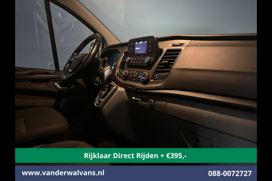 Ford Transit Custom 2.0 TDCI 131pk Automaat L1H1 Euro6 *Rijklaar Direct Rijden* Airco | LED | Cruisecontrol | Verwarmde voorruit Parkeersensoren, Bijrijdersbank