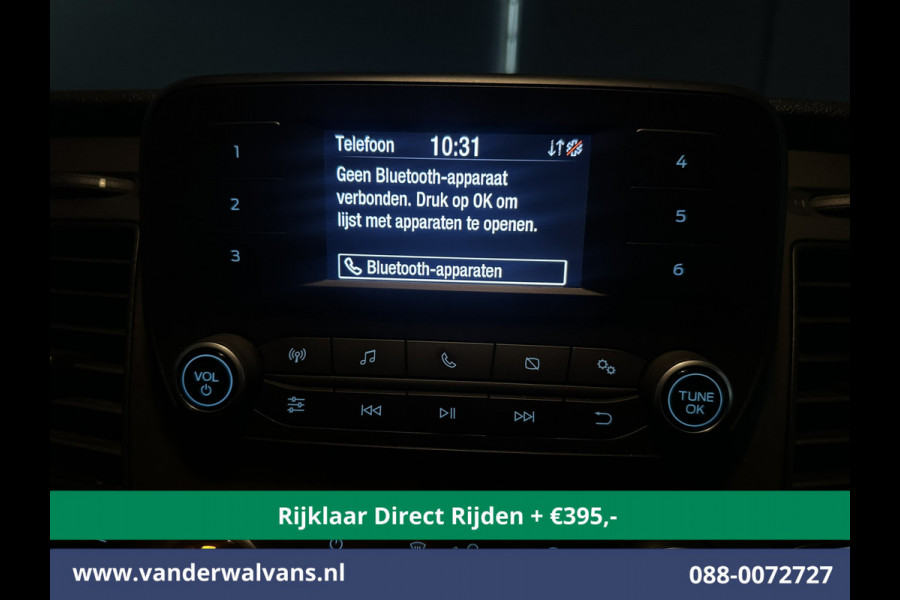 Ford Transit Custom 2.0 TDCI 131pk Automaat L1H1 Euro6 *Rijklaar Direct Rijden* Airco | LED | Cruisecontrol | Verwarmde voorruit Parkeersensoren, Bijrijdersbank