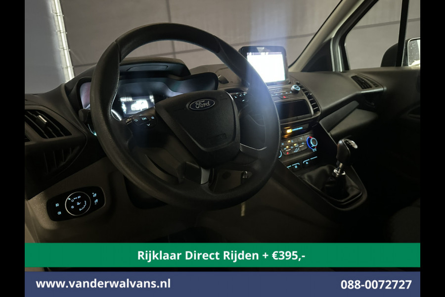 Ford Transit Connect 1.5 EcoBlue 101pk L1H1 Euro6 *Rijklaar Direct Rijden* Airco | 3-Zits | Camera | Android Auto | Verwarmde voorruit | Stoelverwarm Parkeersensoren, Zijdeur