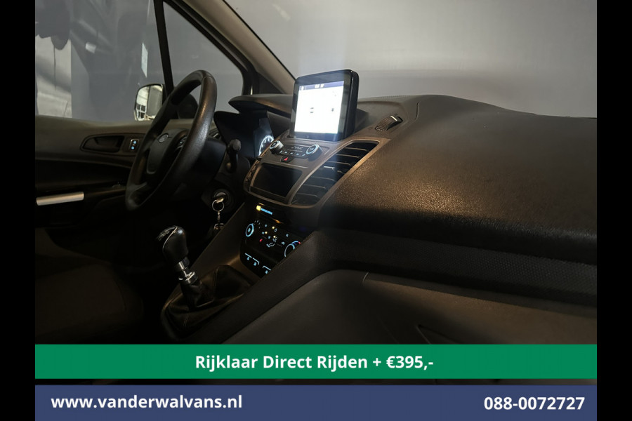 Ford Transit Connect 1.5 EcoBlue 101pk L1H1 Euro6 *Rijklaar Direct Rijden* Airco | 3-Zits | Camera | Android Auto | Verwarmde voorruit | Stoelverwarm Parkeersensoren, Zijdeur