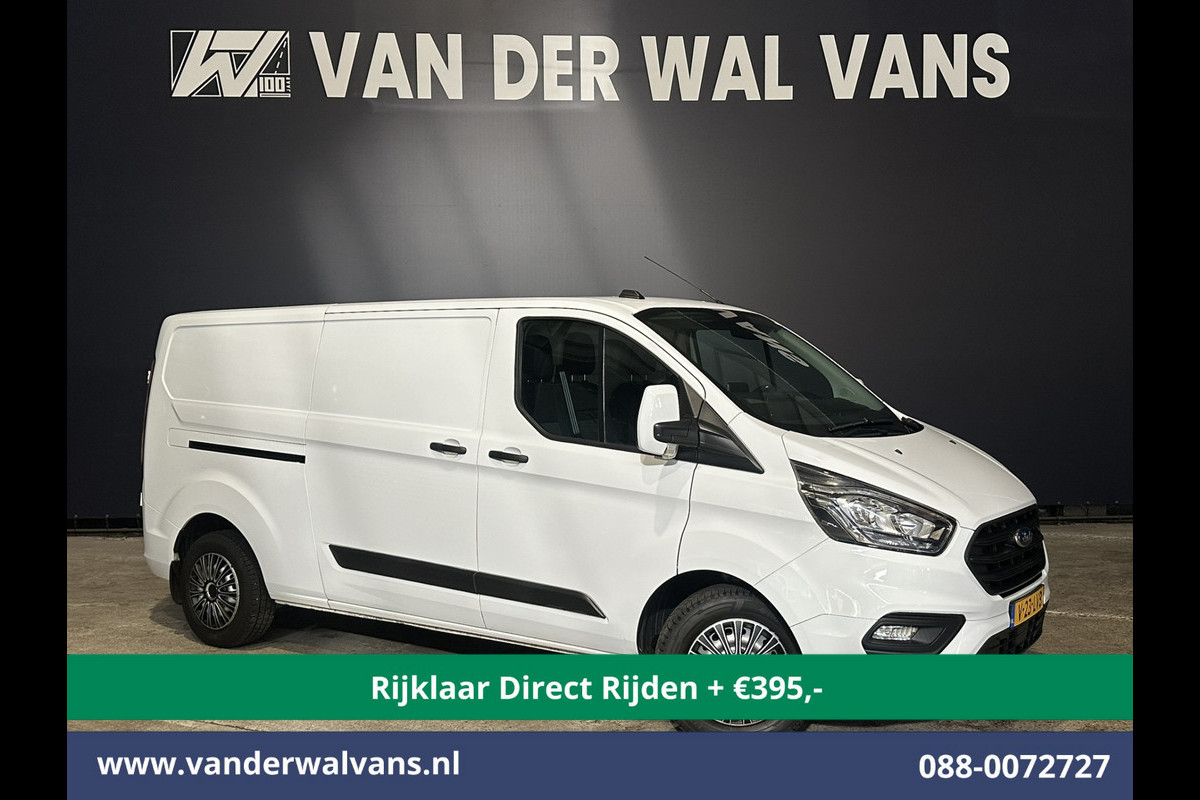 Ford Transit Custom 2.0 TDCI L2H1 Euro6 *Rijklaar Direct Rijden* Airco | Navigatie | Apple Carplay | Cruisecontrol | Stoelverwarming LED, parkeersensoren, android auto, verwarmde voorruit, bijrijdersbank