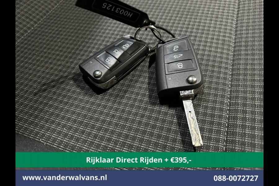Volkswagen Transporter 2.0 TDI L2H1 Dubbele Cabine Euro6 *Rijklaar Direct Rijden* Airco | 5-Zits | Navigatie | Trekhaak | Apple Carplay Android Auto, Cruisecontrol, Parkeersensoren