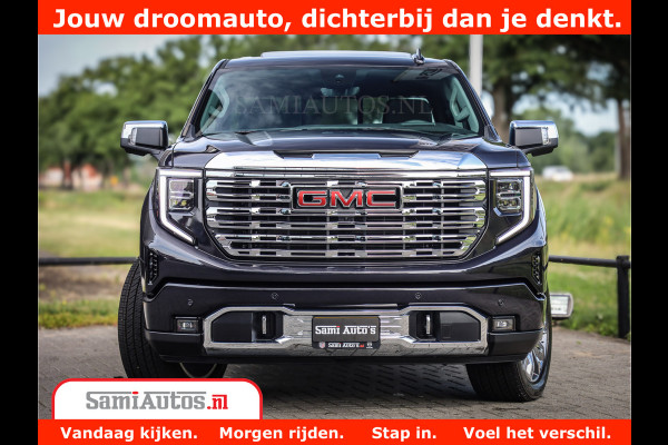 GMC Sierra DENALI | All-In Prijs | 6,2 V8 Full Option | De Meest Luxe Pick-Up in zijn Klasse | Comfortabele Dubbele Cabine met Royale 5 Zitplaatsen | BPM vrij | Nu Leverbaar uit Voorraad | Voorraad Nr 420229