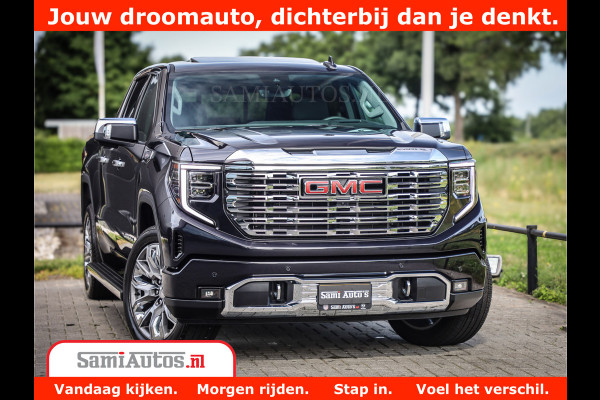 GMC Sierra DENALI | All-In Prijs | 6,2 V8 Full Option | De Meest Luxe Pick-Up in zijn Klasse | Comfortabele Dubbele Cabine met Royale 5 Zitplaatsen | BPM vrij | Nu Leverbaar uit Voorraad | Voorraad Nr 420229