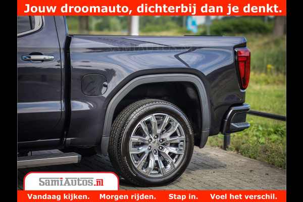 GMC Sierra DENALI | All-In Prijs | 6,2 V8 Full Option | De Meest Luxe Pick-Up in zijn Klasse | Comfortabele Dubbele Cabine met Royale 5 Zitplaatsen | BPM vrij | Nu Leverbaar uit Voorraad | Voorraad Nr 420229