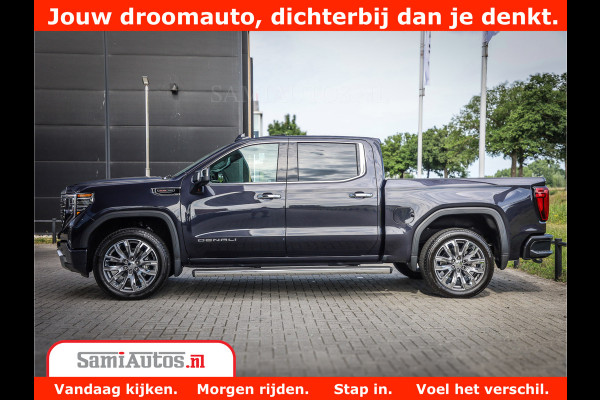 GMC Sierra DENALI | All-In Prijs | 6,2 V8 Full Option | De Meest Luxe Pick-Up in zijn Klasse | Comfortabele Dubbele Cabine met Royale 5 Zitplaatsen | BPM vrij | Nu Leverbaar uit Voorraad | Voorraad Nr 420229