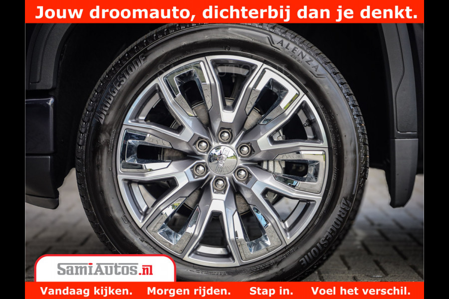 GMC Sierra DENALI | All-In Prijs | 6,2 V8 Full Option | De Meest Luxe Pick-Up in zijn Klasse | Comfortabele Dubbele Cabine met Royale 5 Zitplaatsen | BPM vrij | Nu Leverbaar uit Voorraad | Voorraad Nr 420229