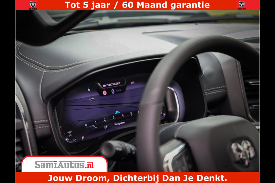 Dodge Ram 1500 Night Premium | Full Option | De Meest Luxe Pick-Up in zijn Klasse | Comfortabele Dubbele Cabine met Royale 5 Zitplaatsen | BPM vrij | Nu Leverbaar uit Voorraad | Voorraad Nr 2287 - 3384