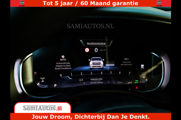 Dodge Ram 1500 Night Premium | Full Option | De Meest Luxe Pick-Up in zijn Klasse | Comfortabele Dubbele Cabine met Royale 5 Zitplaatsen | BPM vrij | Nu Leverbaar uit Voorraad | Voorraad Nr 2287 - 3384