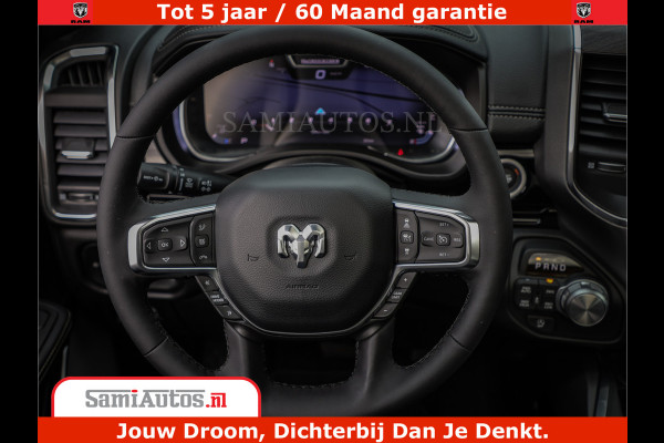 Dodge Ram 1500 Laramie Night | Face Lift | 420Pk 636 Nn | Extra Groot Scherm + Passagiers Scherm | Comfortabele Dubbele Cabine met Royale 5 Zitplaatsen | BPM vrij | Nu Leverbaar uit Voorraad | Voorraad Nr  2220 - 5039